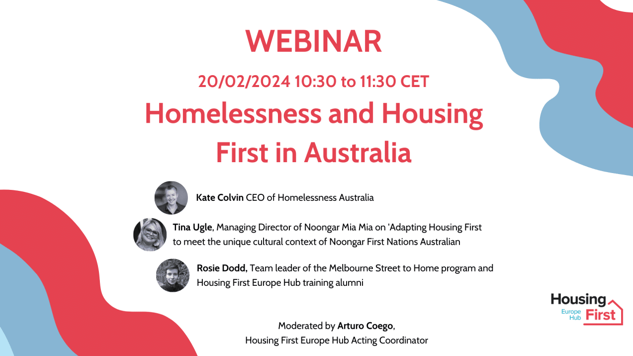 Webinar Homelessness And Housing First In Australia Housing First Europe Webinar Homelessness And Housing First In Australia Housing First Europe